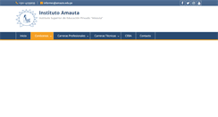 Desktop Screenshot of amauta.edu.pe