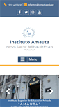 Mobile Screenshot of amauta.edu.pe